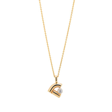 VADABET DIAMOND INITIAL CHARM