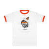 BURN SLOW X VADA RINGER T-SHIRT - ORANGE