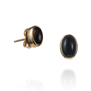 SMALL OVAL CABOCHON STUDS