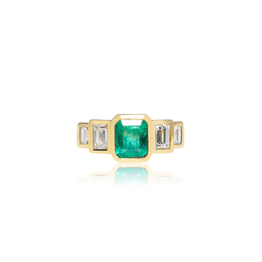 EMERALD VOW RING