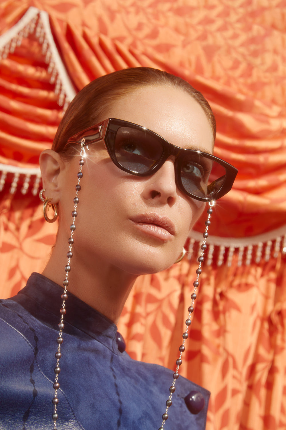 X PRESLEY OLDHAM PEARL FRAME CHAIN